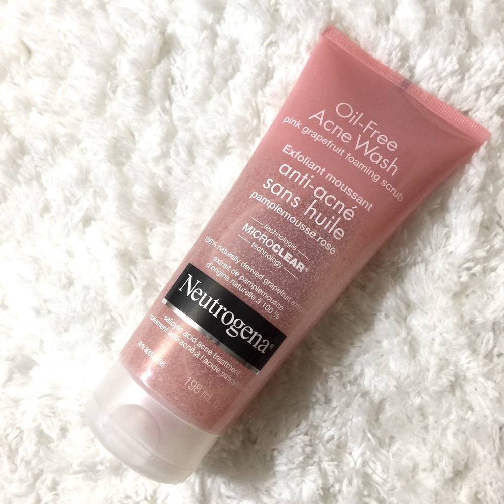 Oil Free Acne Wash Pink Grapefruit foaming Scrub